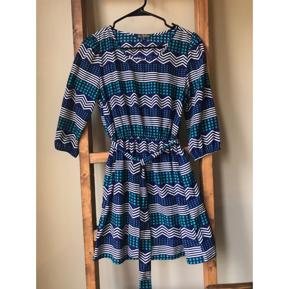 BeBop patterned tie dress
